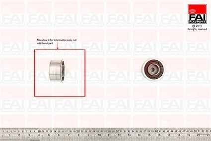 FAI AUTOPARTS Parazīt-/Vadrullītis, Zobsiksna T9447